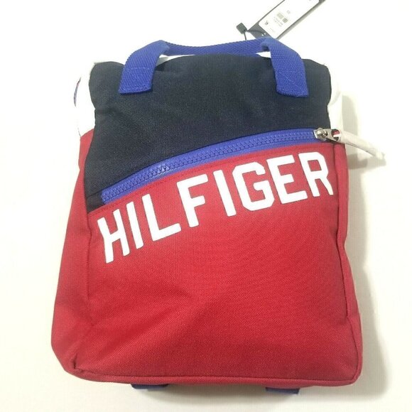 Tommy Hilfiger Lunch Backpack Small Block Canvas Size 8" X‎ 11" - Picture 6 of 9